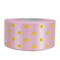 [땡땡이리본] 원주자 - 연핑크 클래식리본 꽃 선물 포장 공예 원데이클래스 엠보리본 이쁜리본, 4cm