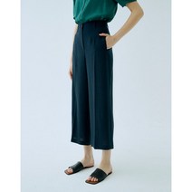 헤지스레이디스 22SS 네이비 단색 와이드핏팬츠 HSPA2B511N2