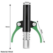 그리스 건 커플러 10000 PSI NPTI/8 고압 노즐 오일 펌프 자동차 주사기 윤활유 팁 수리 액세서리, [01] Double