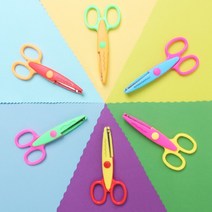 [크로바몰] 컬러풀핑킹가위6종세트 외 문구생활용품, 상세설명 참조
