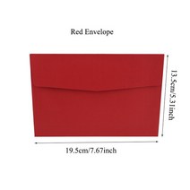 50pcs 반짝이 종이 레이저 컷 결혼식 초대 카드 인사말 인쇄 리본 웨딩 장식 파티 용품, [36] 50pcs Red Envelopes