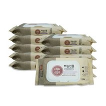 하늘선물 물티슈 50매 캡형 저자극 아기 물휴지, 본상품