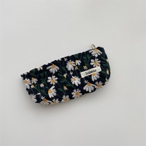 거울 대형화장품 정리대 아크릴 서랍장 팬트리반투명 서랍 코스메틱 가방 여성 꽃 메이크업 케이스 주최자 한국어 자수 코스메틱 파우치 여행 세면도구 가방 코듀로이 캔버스 뷰티, 2