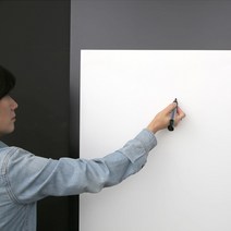화이트보드시트 잘지워지는 무광 붙이는 화이트보드 시트지 높이 100cm x 길이, 무광 화이트