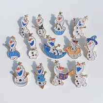 타이볼리 고퀄리티 캐릭터뱃지 시리즈1 디즈니 겨울왕국 올라프 브루니 안나 엘사