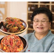 [강순의명가] [강순의 명가] 김치2종 세트 (포기5kg 갓김치2kg), 상세 설명 참조