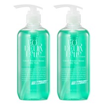 로더렛 컬러 핏 파우더리 브리즈 바디 워시, 500ml, 2개