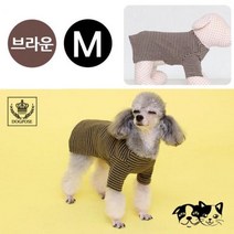 도그포즈 어드레스 브라운 M 강아지 옷