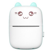 블루투스휴대용 핸드 프린터 사무용 복합기 복사기무선 종이 프린터 휴대용 블루투스 포켓, 블루 프린터