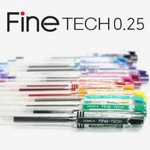 동아 파인테크 0.25mm 중성펜, 46 에메랄드