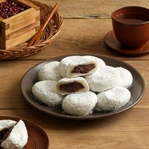 옛날찹쌀떡 찹쌀모찌 달콤한 팥앙금 디저트 식사대용, 1박스, 60g