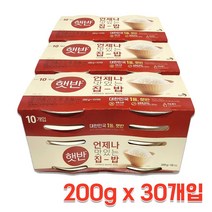 CJ제일제당 햇반 200g x 30개입 (10번들 x 3개입), 30개