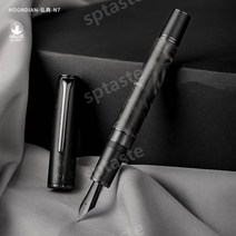 홍디안만년필 N7 달 토끼 가성비 고급 입문 만년필선물 홍전 Hongdian, EF, 래빗그레이(선물세트잉크포함)