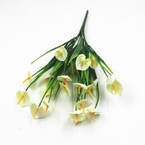 영플랜츠 수초 발리스네리아 나자스말 붕어마름 개구리밥 생이가래 7포크 앤두륨 인공 식물 녹색 냄비 홈, 02 WHITE