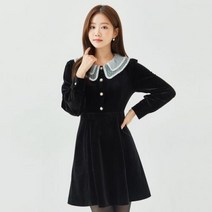 [로엠]벨벳 원피스 RMOWC4CR25