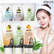 과일나라 제주 자연의 폼클렌징 6개 녹차 유채 알로에 화산재 한라봉, 선택/한라봉6개