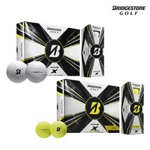 브릿지스톤 골프대전특가 브리지스톤 TOUR B X 골프공 3피스, 옐로우, 3개