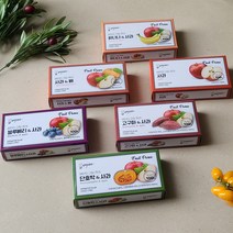 배마마 국내산 과일퓨레 사과 고구마 바나나 단호박 배 블루베리, 바나나&사과, 1세트