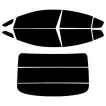 로톰 K3 측후면 썬팅필름 DIY 셀프 열차단 썬팅지, K3 1세대 (12-18), RTF-1S 05 (진함), 기아