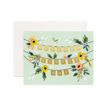 라이플페이퍼 Welcome Garland Card 베이비 카드, 단품