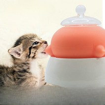아기 고양이 우유 수유기 동시5마리가능 동물병원, 아이보리색 젖꼭지3개 (200미리 보온)