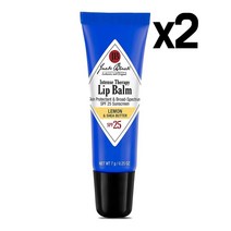 잭블랙 립밤 레몬 시어버터 SPF25 2팩 Jack Black Lip Balm