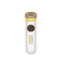 초음파 피부마사지기 얼굴 탄력 마사지기 뷰티디바이스 목 무선 주파수 아름다움 rf 리프팅 ems 기계 led 라이트 테라피 마사지 페이셜 메조 테라피 음 진동 주름 미백, 협력사, 하얀색