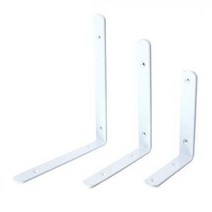 철물전 ㄱ자 선반대 꺽쇠 지지대 화이트 4.5T ㄱ자꺽쇠 연결철물, 250*200