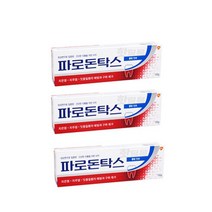 파라돈탁스 데일리 후로라이드 쿨링민트 치약, 3개, 100g