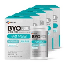 CJ웰케어 바이오코어 구강 유산균 페퍼민트맛 특허유산균, 30정, 5박스