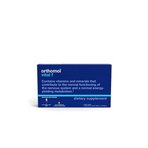 오쏘몰 Vital F 바이알 여성 종합 비타민 A B C D E K 칼슘 요오드 오메가-3, 7 Count (Pack of 1), Vial