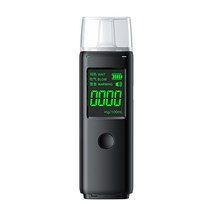 휴대용 음주측정기 알콜 음주감지기 Breathalyzer Rechargeable | Professional-Grade Accuracy Alcohol Te, 01 Black