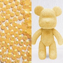 당일발송 브릭베어 23cm 보석십자수 키트 핸드메이드 베어브릭, 9.젤리살몬 23cm