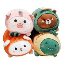 이버찌 동물필로우 바디필로우 모찌 인형 안고 자는 베개, 파인공룡