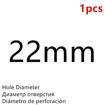 타공 펀치 가죽공예 1 세트 라운드 벨트 구멍 펀처 1.0mm-25mm 도구 시계 밴드, 1개 22mm