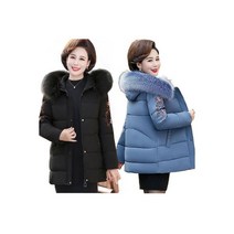 엄마옷 집업 경량외투 조끼 50대60대 중년용우먼 웰론, 엄마옷 숏 패딩 점퍼 빅사이즈 중년여성의류 후드 웰론