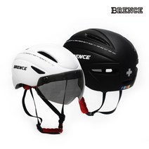 브렌스 프리미엄 어반 고글헬멧 전동킥보드 자전거 헬멧 겨울방한장갑증정, 어반고글헬멧_블랙+라일앤스콧랜덤