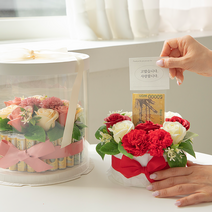 솜씨키트 용돈 케이크 만들기 DIY 취미 키트, 인디핑크장미, 구매안함
