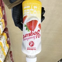 딸기담은요구르트 750ml x 3개, 아이스보냉백포장