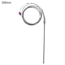K 타입 열전대 2m 케이블 M8 스레드 온도 센서 프로브 50mm/100mm/150mm/200mm, 04 200MM