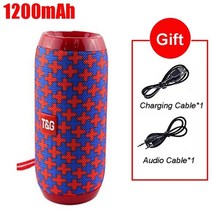 tws 무선 블루투스 5.0 스피커 향상 1200mah 방수 휴대용 서브우퍼 3d 서라운드 확성기 caixa de som, 와인 레드, 둘, 둘