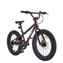 2023 스마트 팻MX20D 알루미늄 팻바이크 어린이 초등학생자전거, 블랙