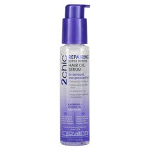 Giovanni 2chic 리페어링 슈퍼 포션 헤어 오일 세럼 블랙베리 + 코코넛오일 81ml(2 75fl oz)