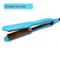 모발 속 볼륨신기 상하지 않고 스트레이트 볼륨펌 웨이브 미니, 보여진 바와 같이, 775 옥수수 클립 블루