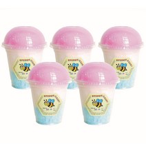 스파이더캔디 벌꿀로 만든 솜사탕 꾸러미(허니 삼색 5개), 1개, 50g