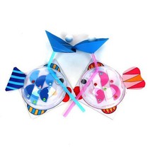5인세트 입바람 물고기장난감 유아만들기키트 캠핑놀거리 방학, 2. 핑크 물고기 개별포장