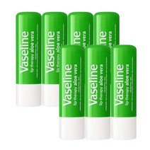 바세린 립테라피 케어스틱 알로에베라 립밤4.8g, 4.8g, 7개