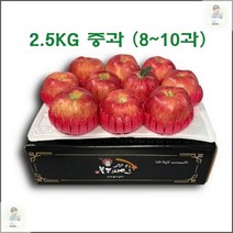 과일선물세트 설 선물세트 맛있는사과 꿀사과 별담농 아침이슬사과 2.5kg 중과 8-10과, 단품