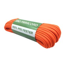 31 미터 직경 4mm 7 코어 브레이드 로프 직물 팔찌 캠핑 텐트 로프, 주황색