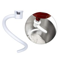 채썰기 기계 다기능 채칼 나선형 코팅 알루미늄 반죽 후크 비 스틱 스탠드 믹서 kitchenaid kns256cdh 반죽 제조기 도구에 대한 전기 믹서 부착, 없음